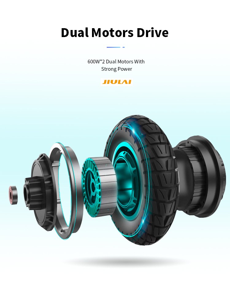 dual motor electric scooter